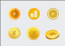 币图标游戏币金币