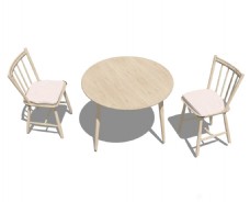 桌子凉亭桌椅子3d综合模型