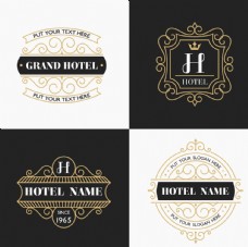 其他设计豪华酒店商务标志