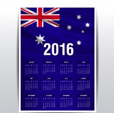 其他设计澳大利亚国旗日历