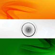 其他设计印度国旗背景