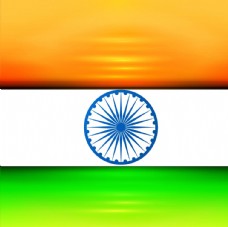 其他设计闪亮的印度三色国旗