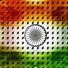 其他设计现代印度国旗