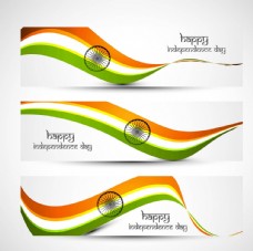 其他设计印度波浪国旗