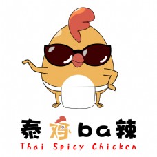 泰鸡ba辣标志