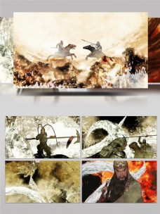 动物画古代人物战争历史宣传动画素材