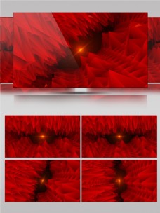 红色缤纷光束视频素材