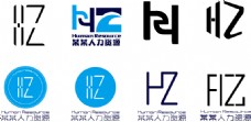 设计组hzlogo字体设计字母组合
