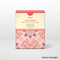 粉色清新茶叶盒包装