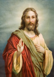 中堂画耶稣