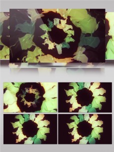 绿光花蕊翡翠动态视频素材