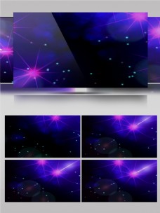 梦幻紫色星球动态视频素材