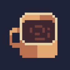 coffee像素化图标设计