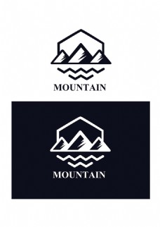 攀岩户外登山logo