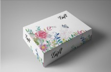 包装设计清新水彩绘包装礼盒