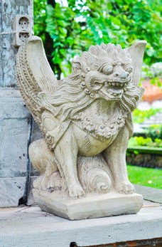 巴厘岛的雕塑